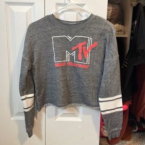 MTV cropped sweatshirt